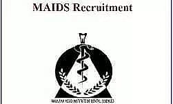 MAIDS Recruitment 2022 - Junior Resident Vacancy, Job Opening