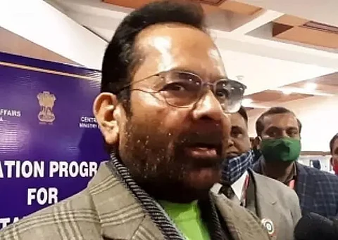 Mukhtar Abbas Naqvi slams Rahul Gandhi for his remarks on BJP, RSS