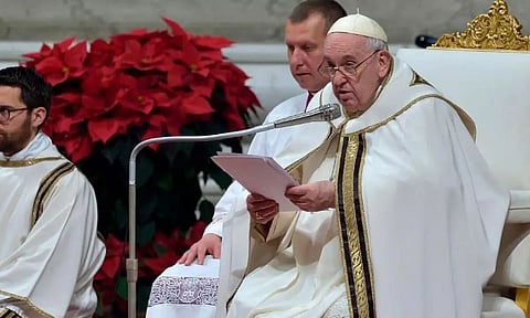 Pope Francis appeals to call off "senseless war" in Ukraine