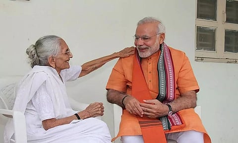 PM Modi visits mother Heeraben Modi at U.N. Mehta Hospital