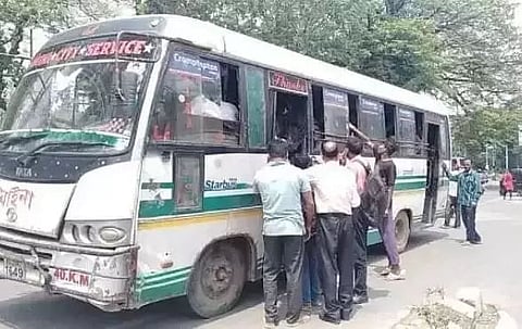 When a minister rides a city bus