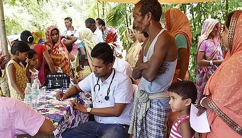 Villages deprived of healthcare facilities