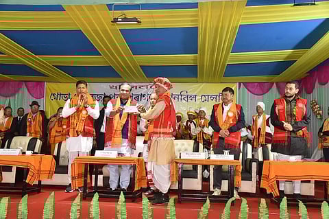 CM Himanta declares allotment of 20 bighas of land to Jonbeel Mela Committee