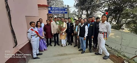 Plantation Drive on the Occasion of 74th Republic Day at Dispur College