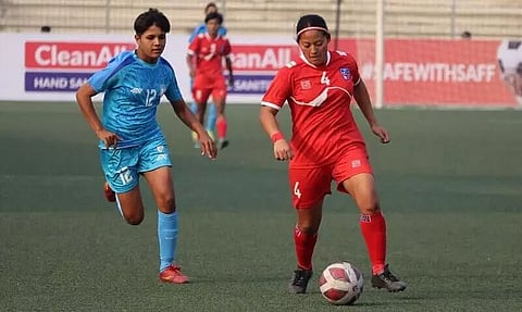 India lose lead and match against Nepal in SAFF U-20 Women's C'ship