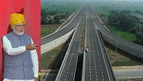 PM Modi inaugurates section of Delhi-Mumbai Expressway