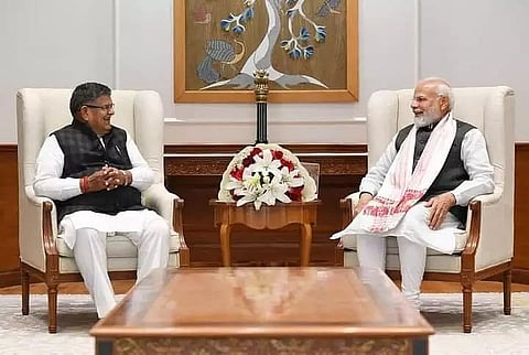 Assam Governor Gulab Chand Kataria calls on PM Narendra Modi