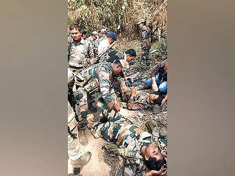 Accident of Bus Carrying Election Personnel in Nagaland