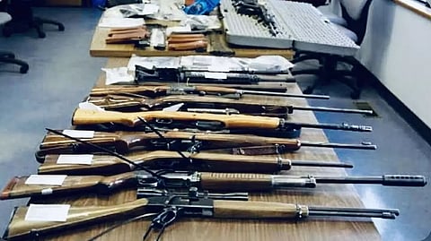 Assam Police Recovers Buried Arms and Ammunition From Karbi Anglong