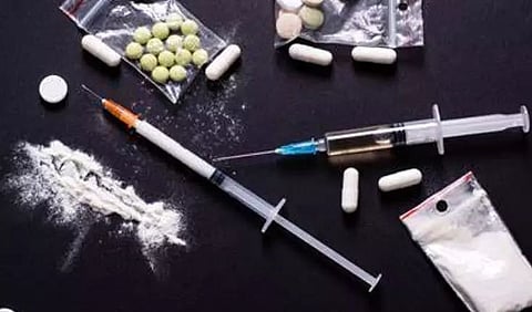 How do drugs find their way into India?