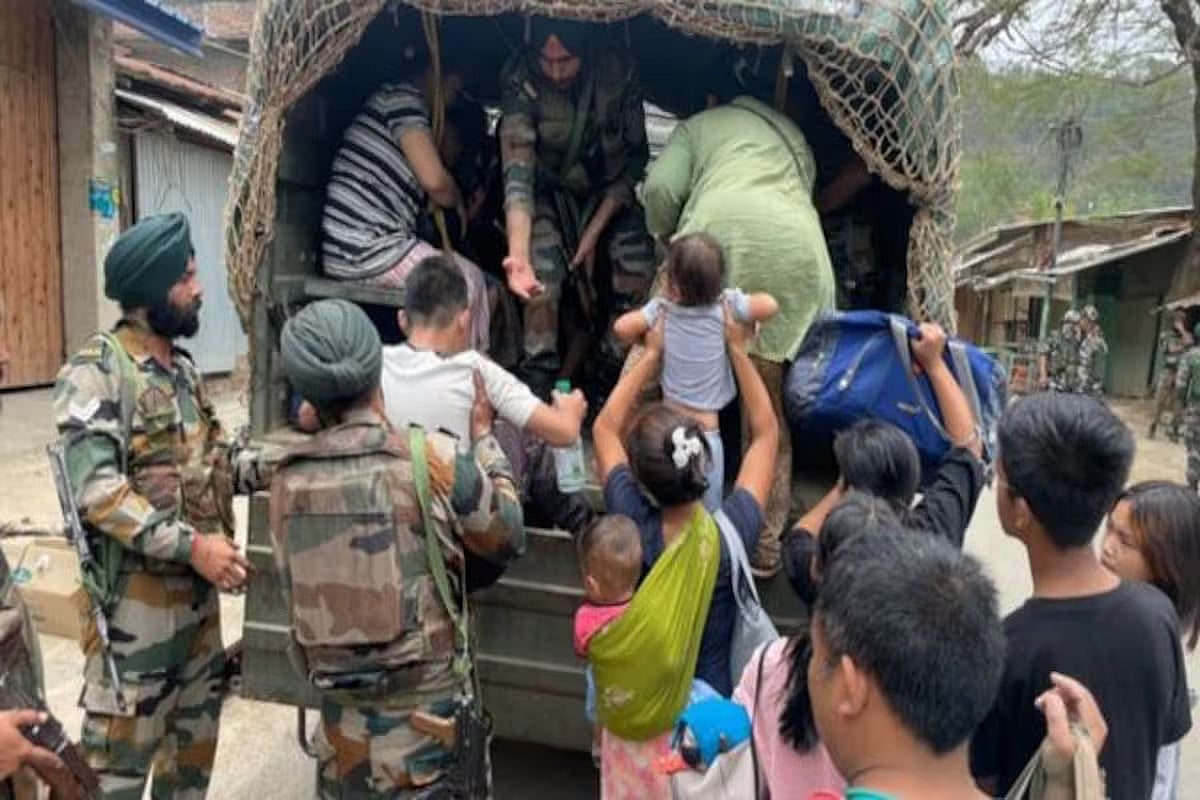 Indian Army, Assam Rifles Engaged In Relief & Rescue Ops In Manipur And Mizoram As Cyclone Remal Descends - Vimarsana News