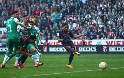 Bundesliga: Bayern Munich snatch win at Werder to open up a four-point lead
