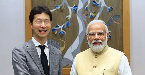 PM Modi meets CEO of Japanese semiconductor firm, discusses aspects of tech