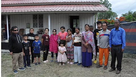 Assam Rifles rescues visually impaired children of Mission Blind School, Kakching