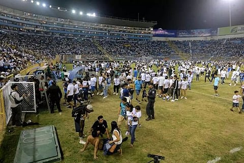 Stampede at soccer stadium in El Salvador, death toll increased to 12, 90 others were injured