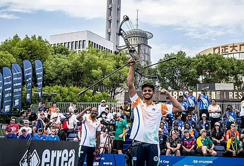 Archer Prathamesh Jawkar Bags First World Cup Gold Medal