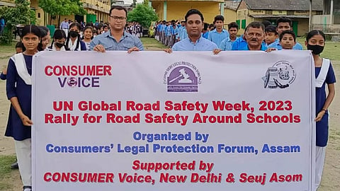 School Children Seek Measures on Road Safety from Parimal Suklyabaidya