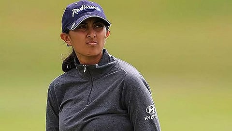 Mizuho Americas Cup golf tournament.: Aditi finishes fourth for third Top-5 finish of the season