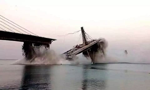 Bridge collapse: JD-U MLA levels serious allegations