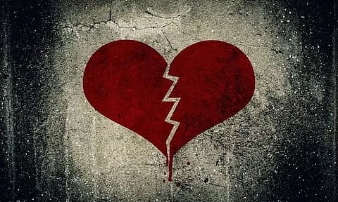 Contrasting shades of heartbreak