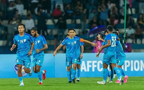Hat-trick hero Chhetri helps India beat Pakistan in SAFF C’ship opener