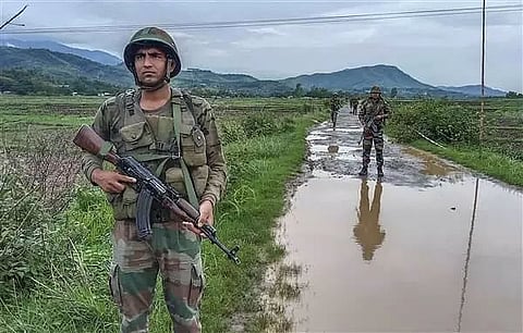 Ten militant bunkers busted in Manipur; 1,100 looted arms recovered