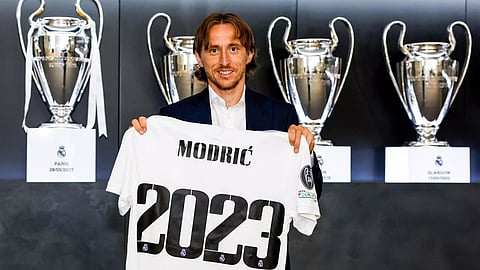 Luka Modric signs one-year contract extension with Real Madrid