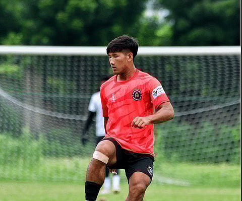 Arunachal Footballer Yura Tarung Promoted to Senior Team of Rajasthan United FC