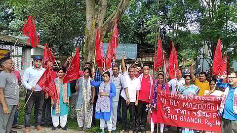 Clarion call to railway workers at Ledo in Tinsukia district
