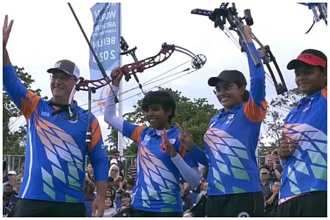 World Archery Championships: Indian women clinch historic gold medal