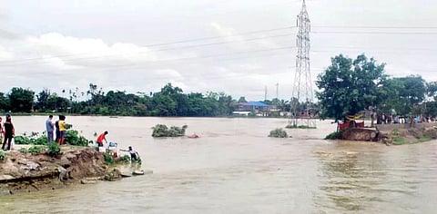 Flood scene: 367 villages affected in Assam