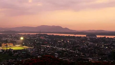 What do pitch-dark streets in Guwahati smack of?