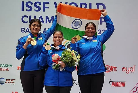 Baku World Championship: India conclude with six golds at Shooting Worlds