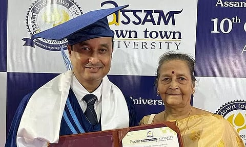 Assam: STF Chief Partha Sarathi Mahanta Completes His Ph.D. Degree