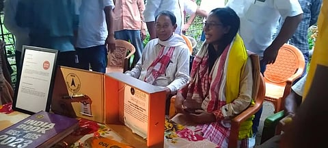 Assam: Diki Sonowal Felicitated For Singing in Several Languages