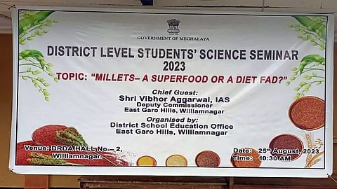 District-level science seminar organized on "Millets: A Super Food and a Diet Fad"