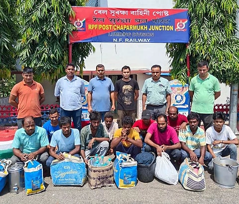 Assam: Railway Police Force Conducts Drive Against Unauthorised Vendors