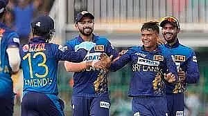 Spin-web woven by Wellalage, Asalanka, Theekshana restricts India to 213