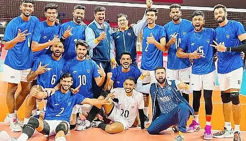 Indian men remain on course to history with rout of Chinese Taipei in volleyball