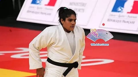 Judoka Tulika Misses Bronze at the Xiaoshan Linpu Gymnasium