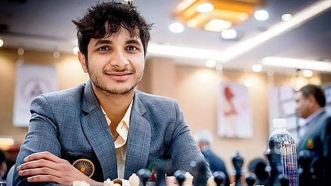Gujrathi in joint second place of the men's individual chess