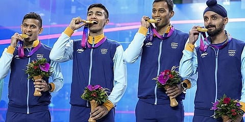 Ghosal, Anahat-Abhay make semis in squash assuring his ninth Asian Games medal