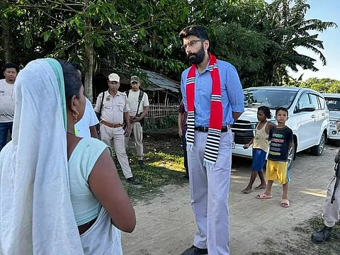 Sivasagar district Deputy Commissioner inspects developmental works