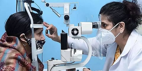 Poor eye care services in rural Assam