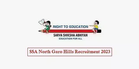 District School Education Office North Garo Hills Recruitment 2023 -  Teacher Vacancy, Job Openings