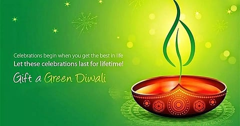 A happy and green Diwali