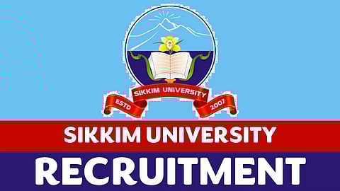 Sikkim University Recruitment 2023 -  Research Assistant Vacancy, Job Openings
