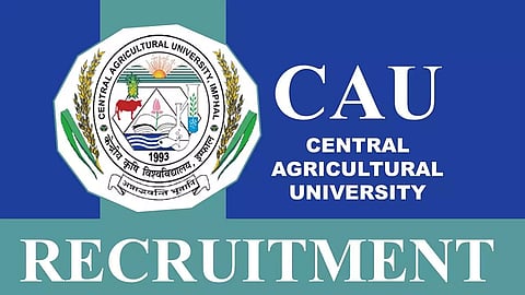 Central Agricultural University (CAU) Recruitment 2023 - Young Professional Vacancy, Job Openings