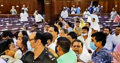 Ruckus in West Bengal Assembly