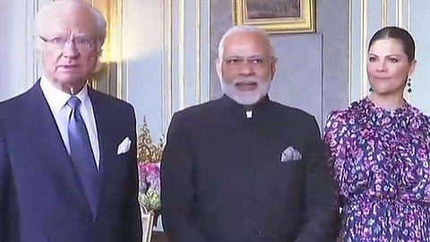 Modi is on a two-day visit to Sweden